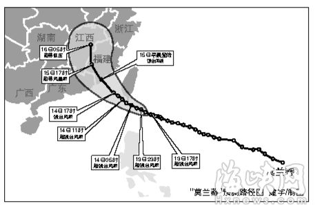 台风“莫兰蒂”直扑闽粤沿海　预计15日凌晨登陆