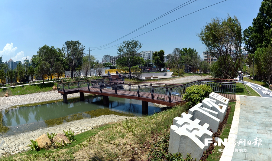 福州推进海绵城市建设 岛路园村小区绿地都有