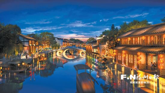 水街效果图。