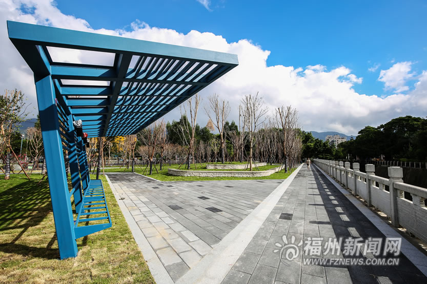 山水绕榕城，串珠公园美
