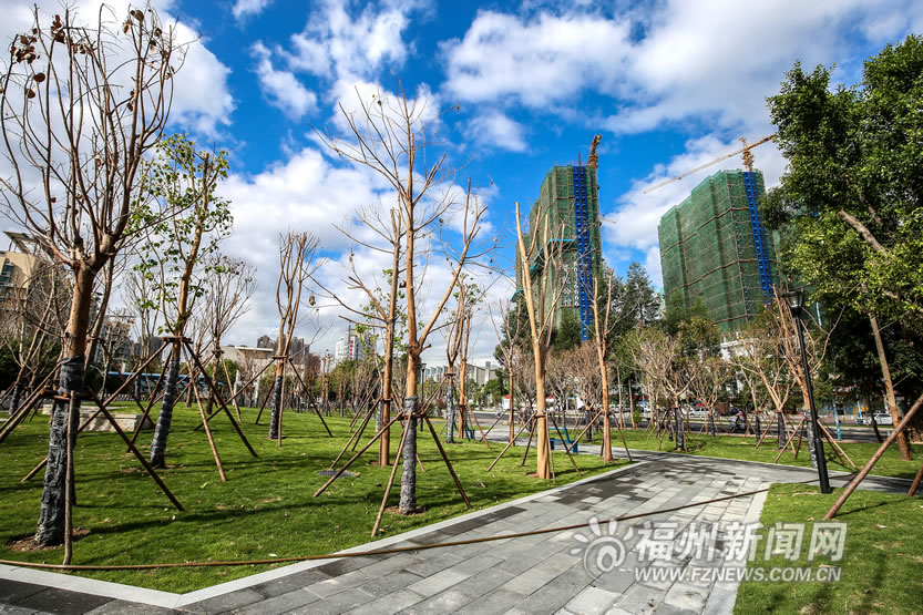 山水绕榕城，串珠公园美