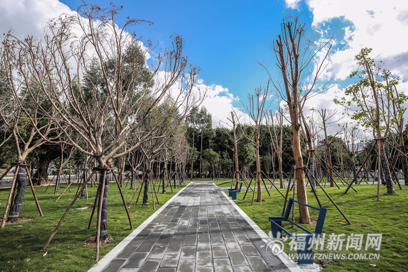 山水绕榕城，串珠公园美
