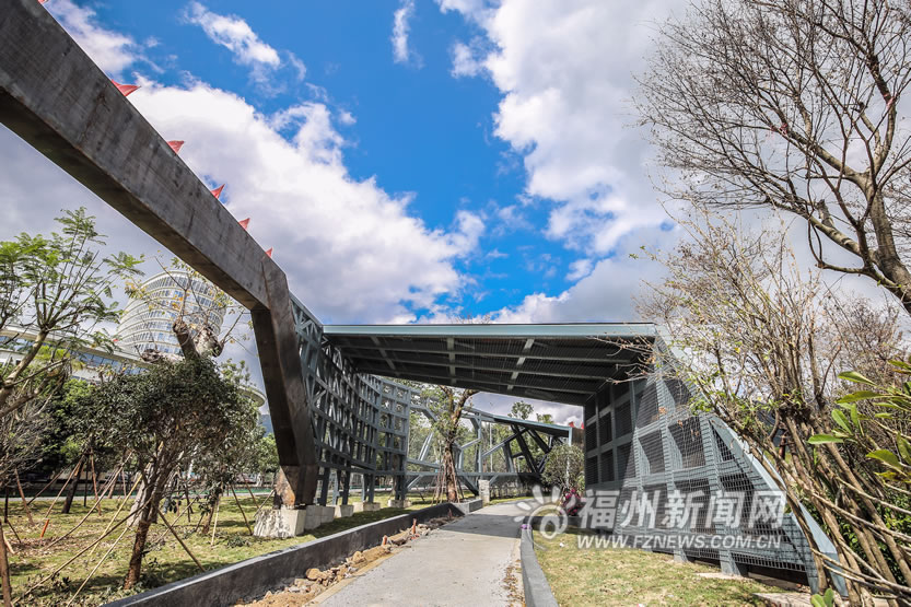 山水绕榕城，串珠公园美